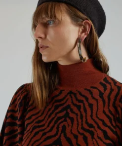 Rachel Comey Handle Earring Green Tortoise