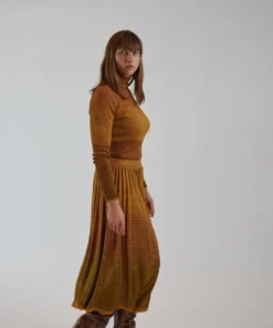 Ulla Johnson Zayn Turtleneck Gold Shirts And Blouses