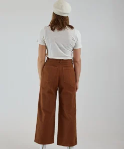 First Rite Cargo Trouser Ginger Herringbone Pants