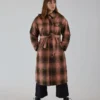 Rachel Comey Era Coat Pink Bottiglia Check Outerwear 2 Rachel Comey Era Coat Pink Bottiglia Check Outerwear
