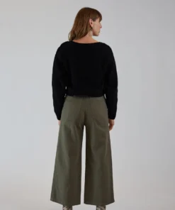 First Rite Cargo Trouser Olive Herringbone