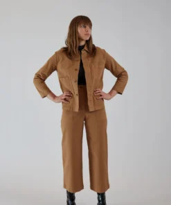 First Rite Pants Cargo Trouser Camel Twill