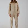 Ilana Kohn Tia Coverall Toast Jumpsuits