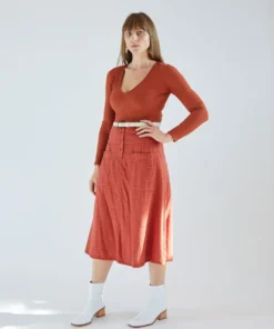 Ace & Jig Skirts Maisie Skirt Russet