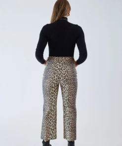 No.6 Tuesday Jean Leopard Canvas