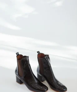 No.6 Shoes Bristol Ankle Boot Espresso Crinkle