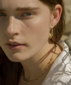 Leigh Miller Driftwood Hoops Sterling Silver