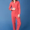 Ilana Kohn Tia Coverall Cherry Jumpsuits