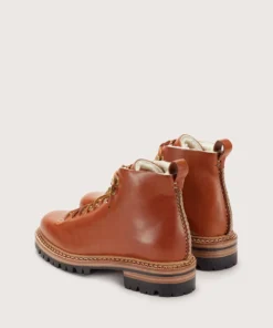 Feit Whipstitch Hiker Wool Tan-Brass Shoes