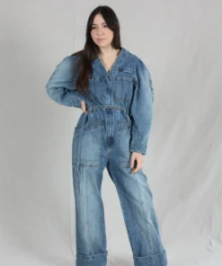 Ulla Johnson Sale Cameron Jumpsuit Medium Wash