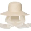 Clyde Accessories Pearl Hat With Neck Scarf Natural