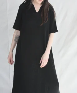 Cordera New Arrivals Linen Dress Black 11 Cordera New Arrivals Linen Dress Black
