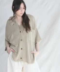Cordera Linen Cardigan Toasted New Arrivals