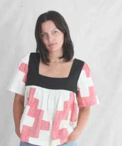 Carleen Square Neck Shirt Vintage