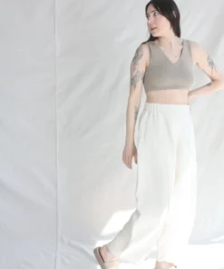 Cordera New Arrivals Long Knit Top Taupe