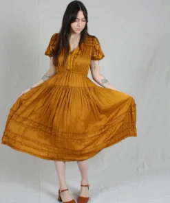 Ulla Johnson Dresses Rose Dress Goldenrod