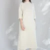 Lauren Manoogian Facil Crewneck Dress Ecru Flax Sale