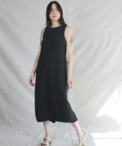 Cordera New Arrivals Heather Cotton Dress Black