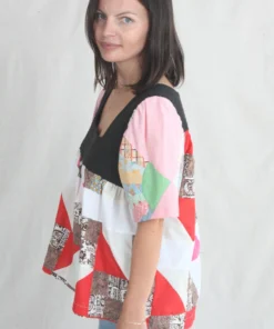 Carleen Square Neck Shirt Vintage