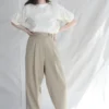 Cordera Tailoring Masculine Pants Beige New Arrivals