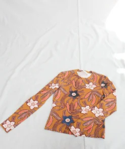 Ulla Johnson Sayulita Rash Guard Citrine Swim