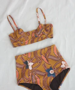 Ulla Johnson Zahara Bikini Top Citrine Swim