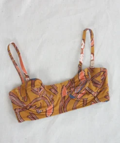 Ulla Johnson Zahara Bikini Top Citrine Swim