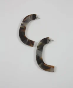 Rachel Comey Handle Earring Green Tortoise