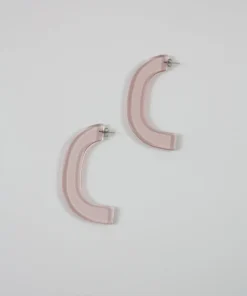 Rachel Comey Jewelry Handle Earring Clear Pink