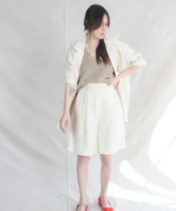 Cordera New Arrivals Linen Blazer Shirt Natural