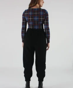 No.6 Costanza Black Fleece Pants