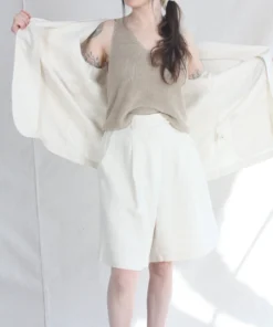 Cordera Linen Tank Top Toasted