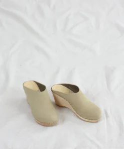 No.6 New School Clog On Wedge Celery