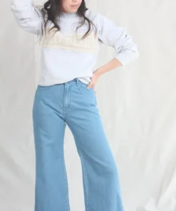 Carleen New Arrivals Mother Crochet Sweatshirt