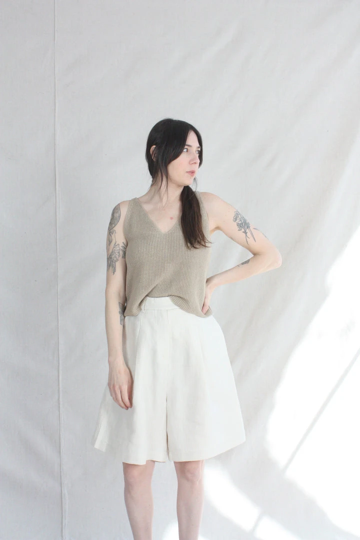 Cordera New Arrivals Linen Bermuda Short Natural 6 Cordera New Arrivals Linen Bermuda Short Natural