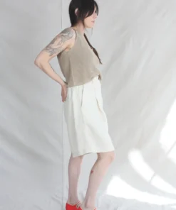 Cordera Linen Tank Top Toasted