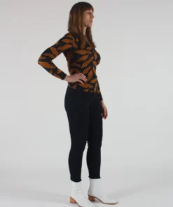 Rodebjer Lenci Top Dark Navy Shirts And Blouses