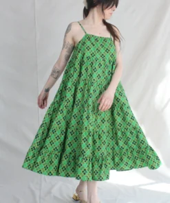 Rachel Comey Mowin Dress Green Multi New Arrivals