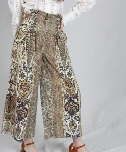 Ulla Johnson Kiva Culottes Sandalwood Pants