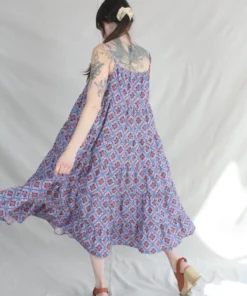Rachel Comey Mowin Dress Blue Multi New Arrivals