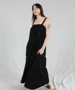Micaela Greg Column Dress Black