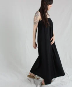 Micaela Greg Column Dress Black