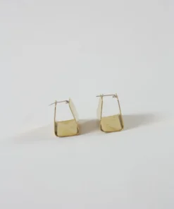 Modern Weaving Jewelry Trapezoid Hinge Earring