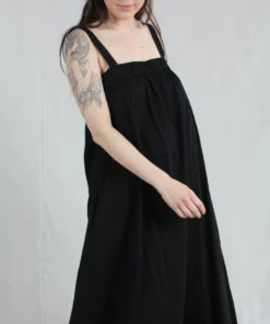 Micaela Greg Column Dress Black
