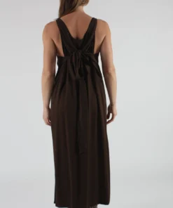 Shaina Mote Dresses Tie Dress Earth