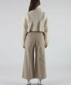 First Rite Cargo Trouser Khaki Herringbone