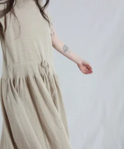 Lauren Manoogian Dresses Low Tier Dress Greige