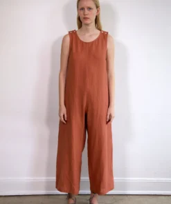 Town Clothes Jumpsuits Big Mac Jumpsuit Clay Linen