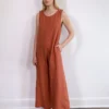 Town Clothes Jumpsuits Big Mac Jumpsuit Clay Linen