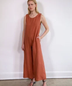 Town Clothes Jumpsuits Big Mac Jumpsuit Clay Linen